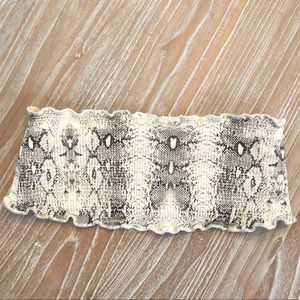 Montce snake print bikini top